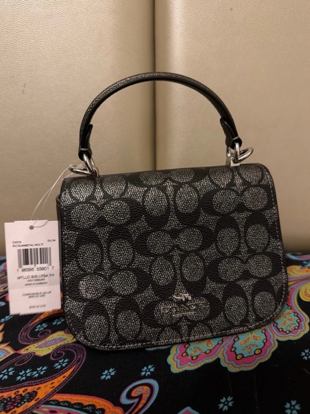 Coach Mini Top Handle Bag